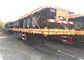 Tres remolque de la entrega del contenedor de Axle Flatbed 12m