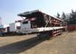 Envase 3 Axle Flat Bed Trailer del pie los 40ft del transporte 20 del remolque del contenedor