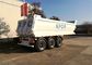 80 toneladas resistentes de acero del camión Q345 de remolque de la descarga