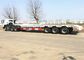 Árbol mecánico de la escalera 3 60 toneladas de Lowbed del camión de remolque semi